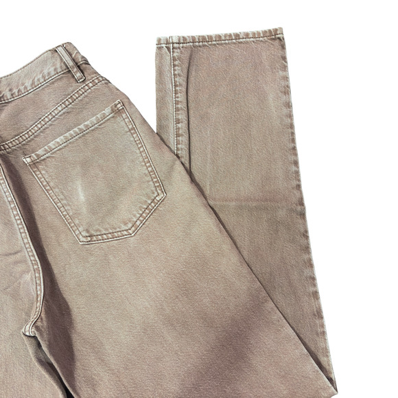 PacSun Acid Peach Pink Wash Dad Button Fly Jeans Cut Women's Size 25 - Picture 12 of 12